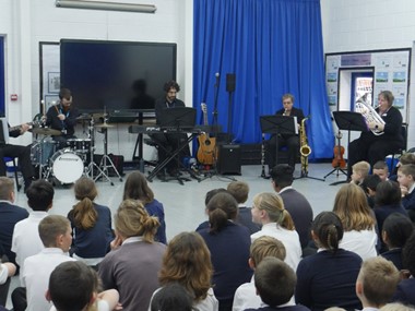 A music extravaganza performed by Shropshire music service.