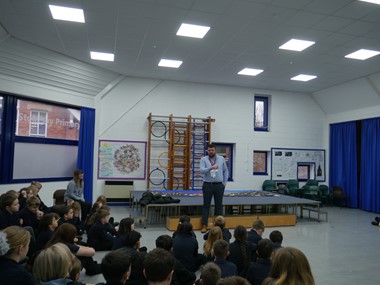 Visit from Councillor Joshua Dickin